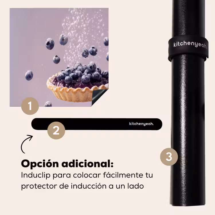 Protector de inducción - Cibo - Torta - Frutti di bosco - Blu — 8