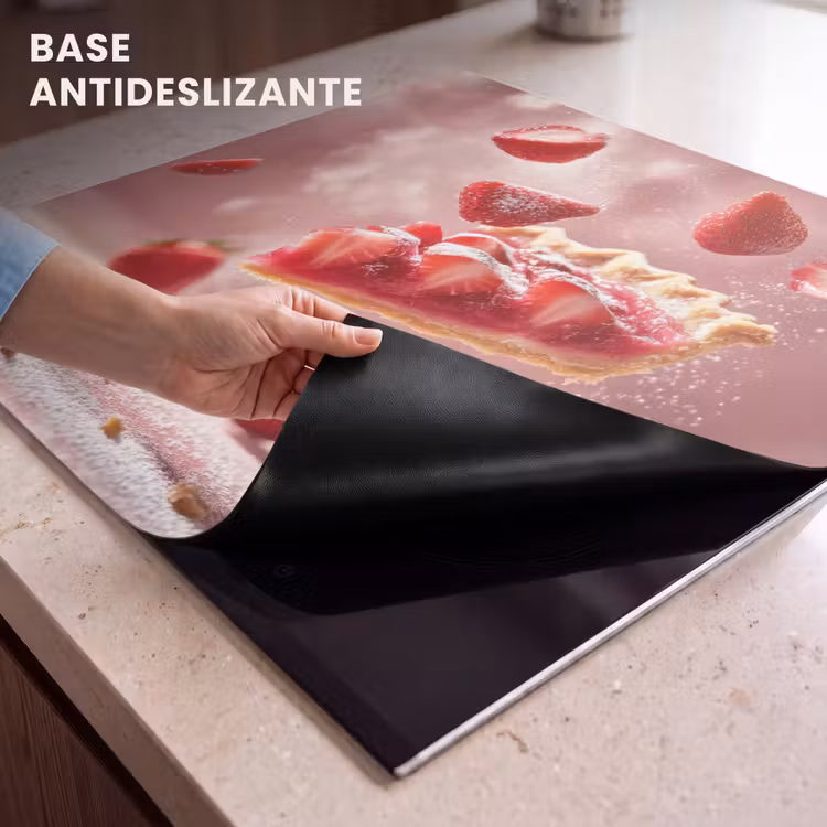 Protector de inducción - Fragola - Torta - Cibo - Rosa — 6