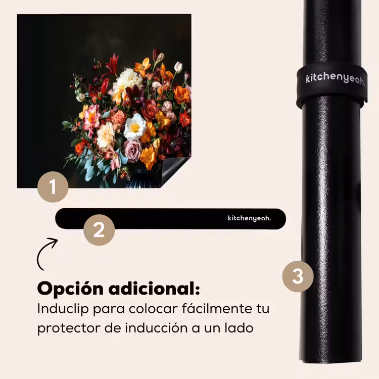 Protector de inducción - Grande - Fiori - Vaso - Bouquet — 8