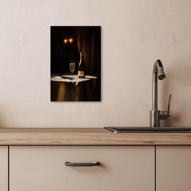 Lienzos decorativos - Prosecco - Burbujas - Atmósfera - Licor — 1