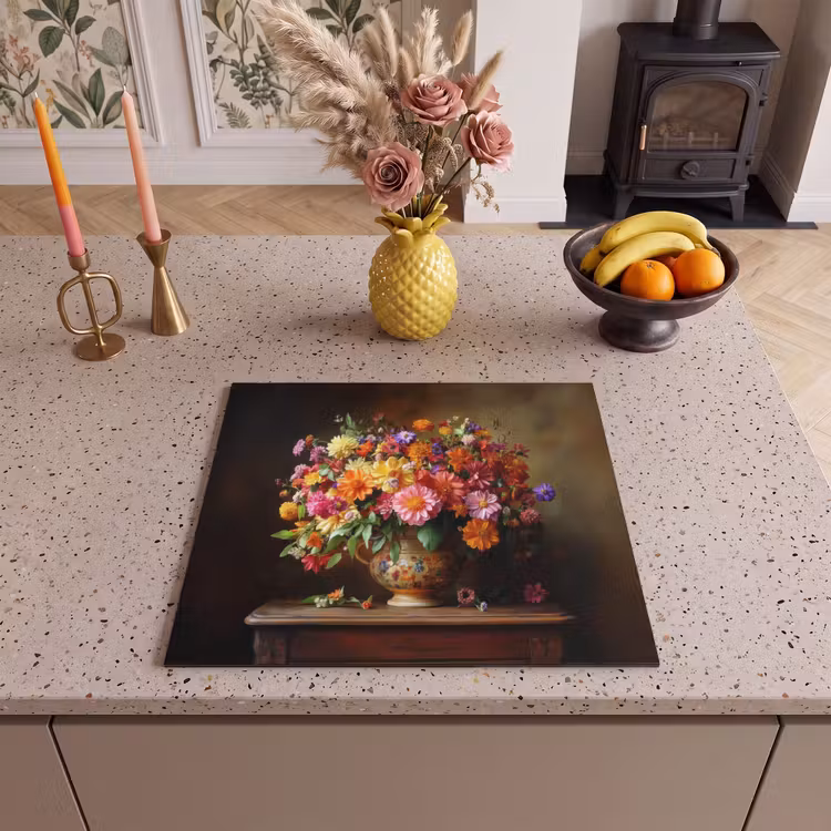 Protector de inducción - Colori - Bouquet - Vaso - Legno — 3