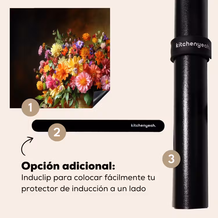 Protector de inducción - Colori - Bouquet - Vaso - Legno — 8