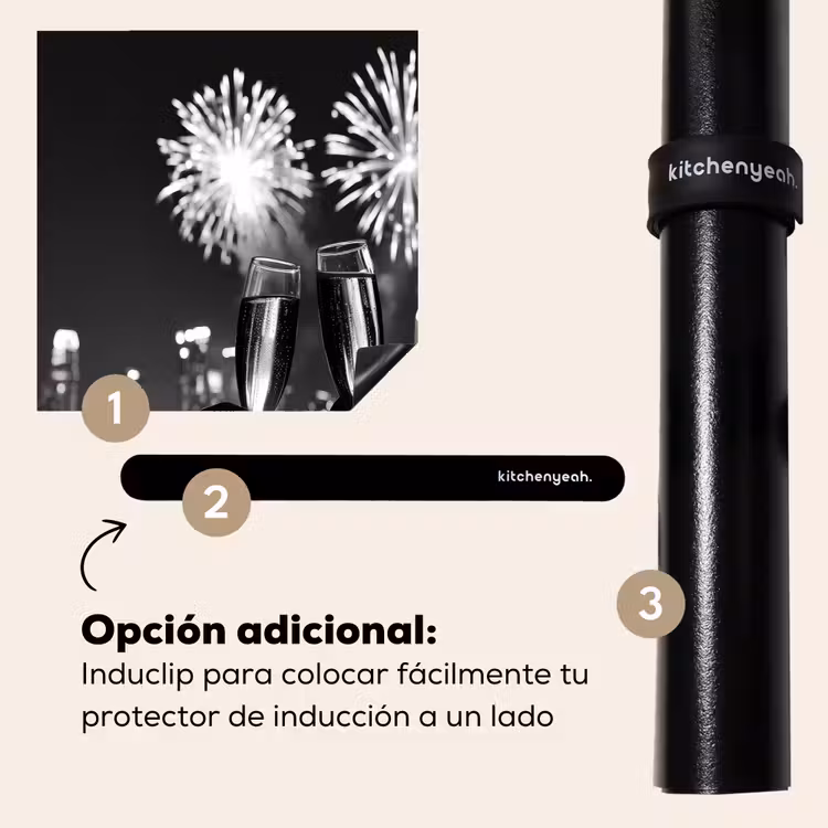 Protector de inducción - Fuochi d'artificio - Cin cin - Skyline - Champagne — 8