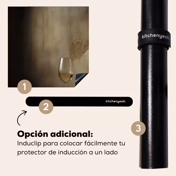 Protector de inducción - Fiocco - Beige - Bianco - Vino — 8