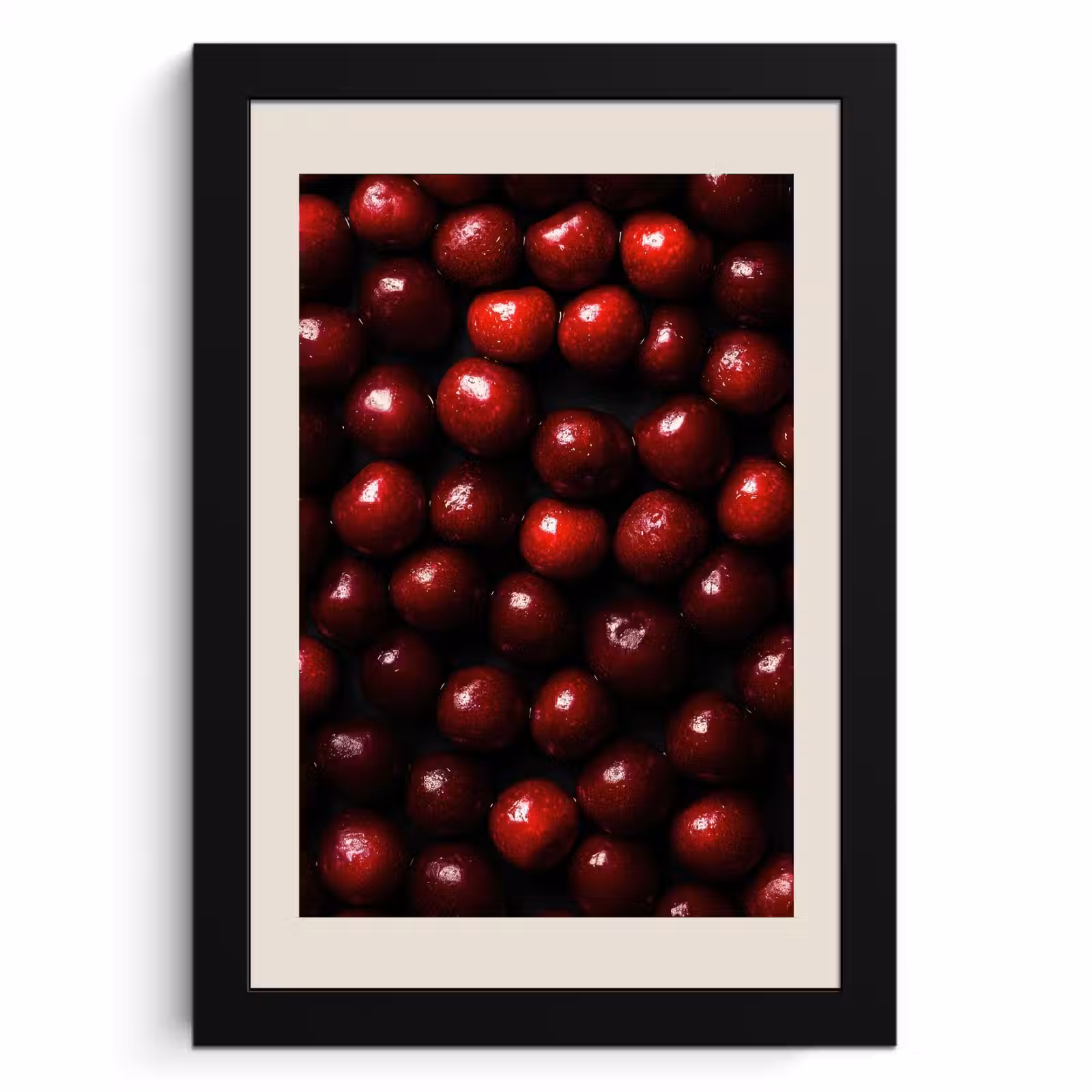 Cuadros enmarcados - Cereza - Rojo — 1