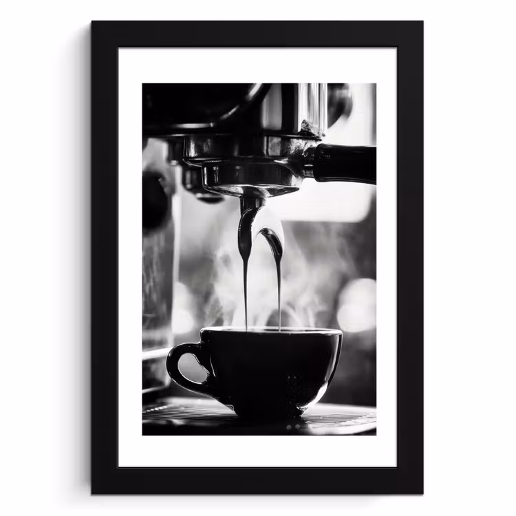 Cuadros enmarcados - Café - Espresso - Cafetera - Taza — 1