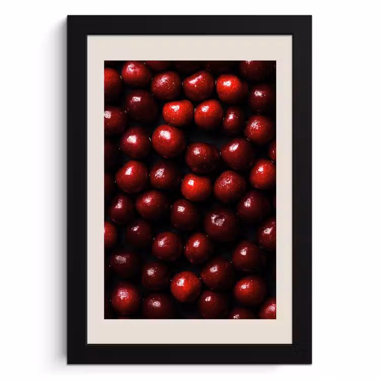 Cuadros enmarcados - Cereza - Rojo — 1