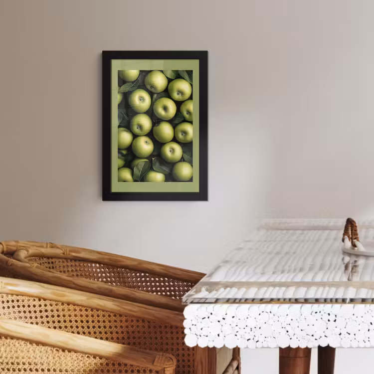 Cuadros enmarcados - Manzanas - Verdes - hojas — 4