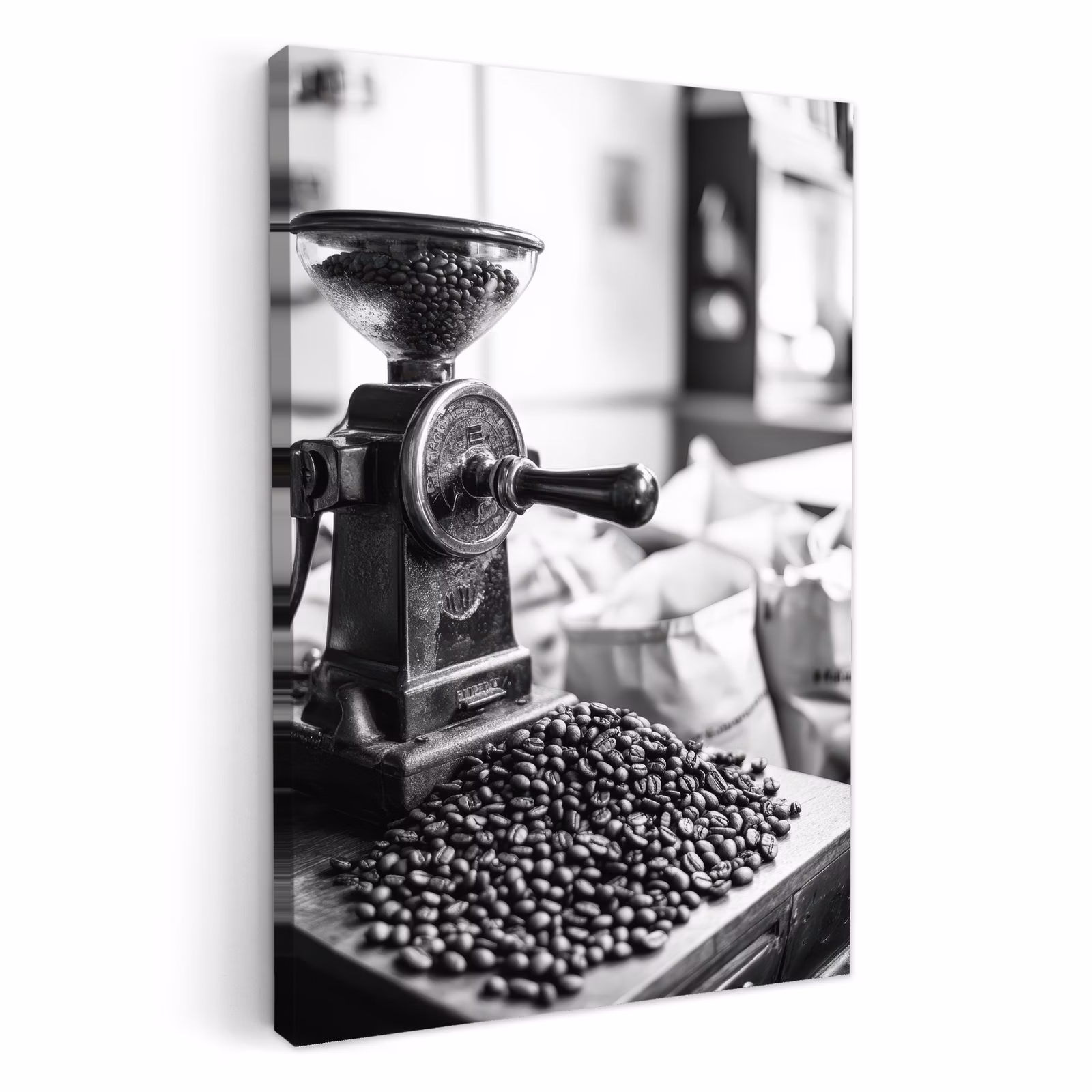 Lienzos decorativos - Molinillo de café - Molido - Vintage — 1