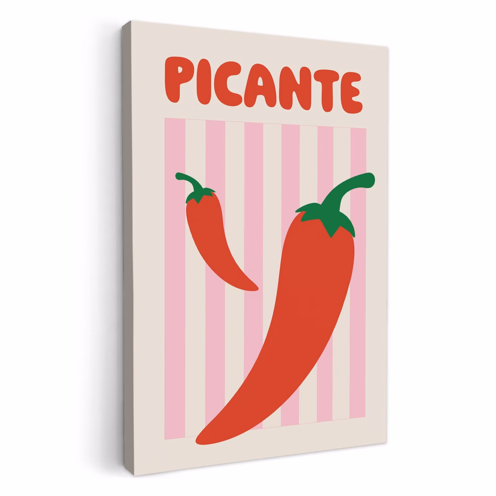 Lienzos decorativos - Picante - Pimientos - Rojos — 1