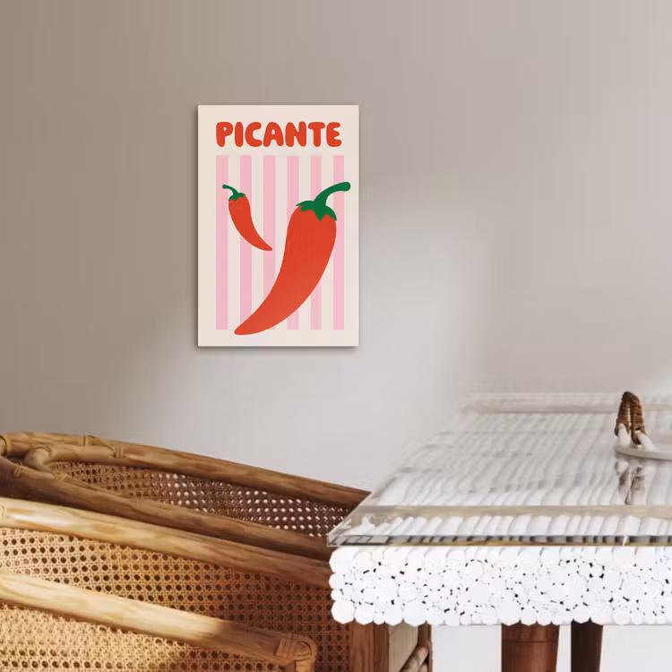 Lienzos decorativos - Picante - Pimientos - Rojos — 3