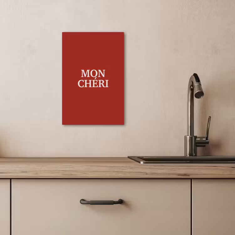 Lienzos decorativos - Rojo - Francés - Citas — 4