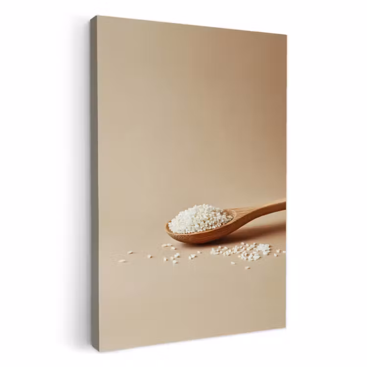Lienzos decorativos - Cuchara - Arroz - Madera - Beige — 2
