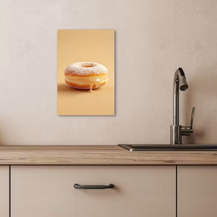 Lienzos decorativos - Donut - Cremoso - Azúcar glas - Beige — 3