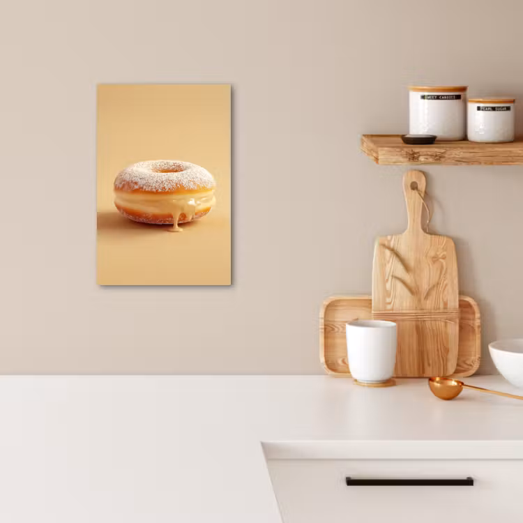 Lienzos decorativos - Donut - Cremoso - Azúcar glas - Beige — 4