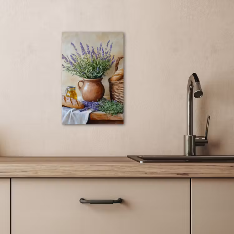Lienzos decorativos - Lavanda - Pan - Naturaleza muerta — 2