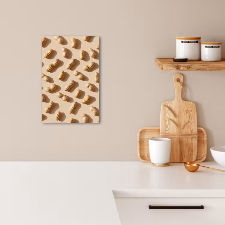 Lienzos decorativos - Peanuts - Patrón - Beige — 1