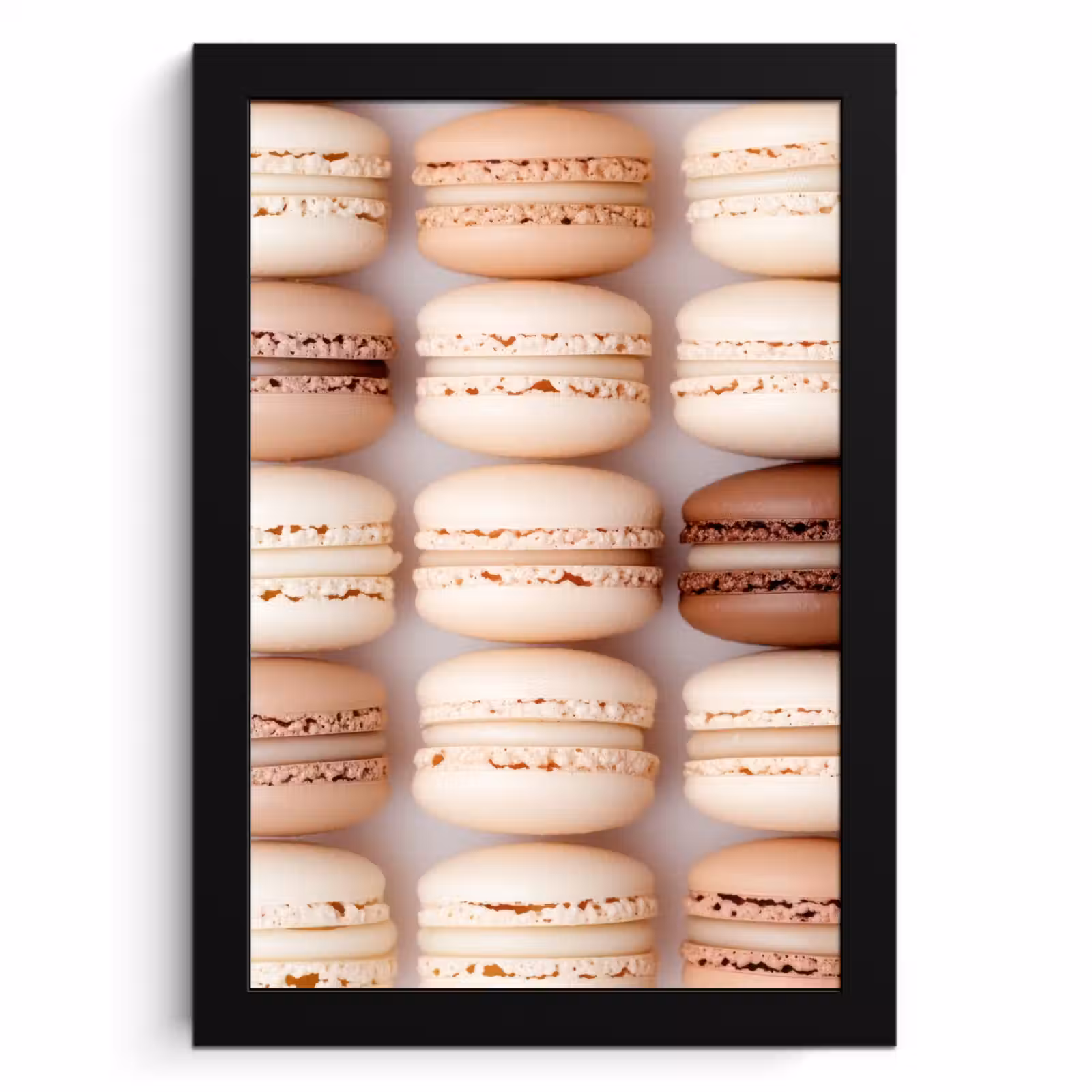 Cuadros enmarcados - Macarrones - Beige - Marrón — 1