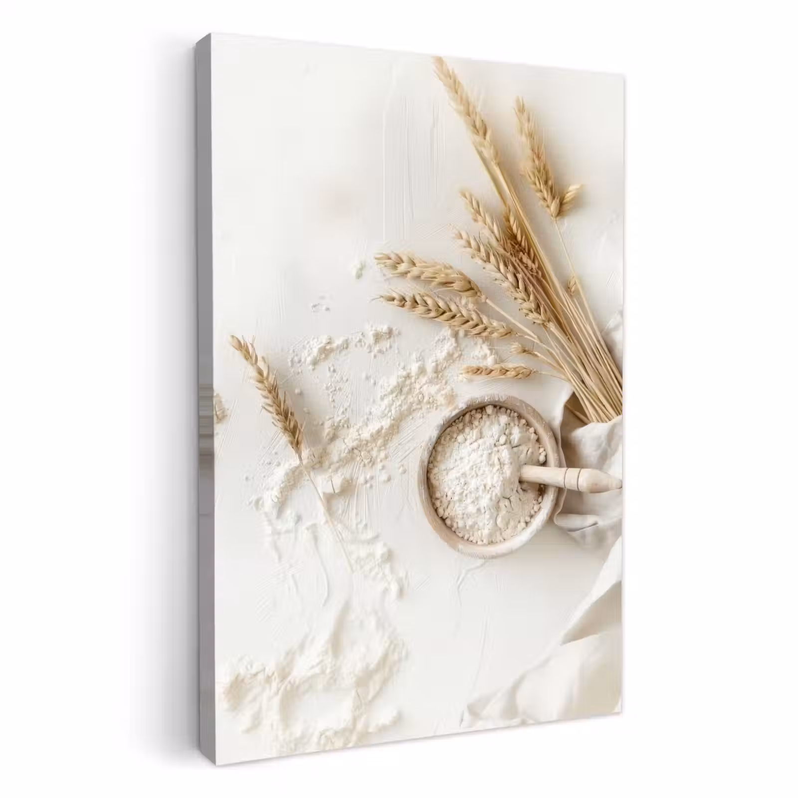 Lienzos decorativos - Flor - Madera - Trigo — 1