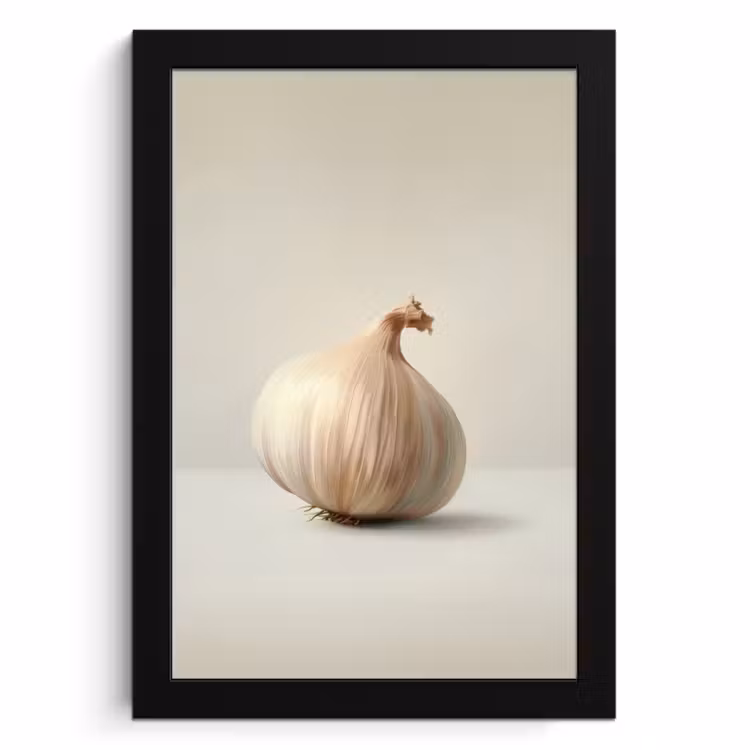 Cuadros enmarcados - Ajo - Natural - Beige — 1