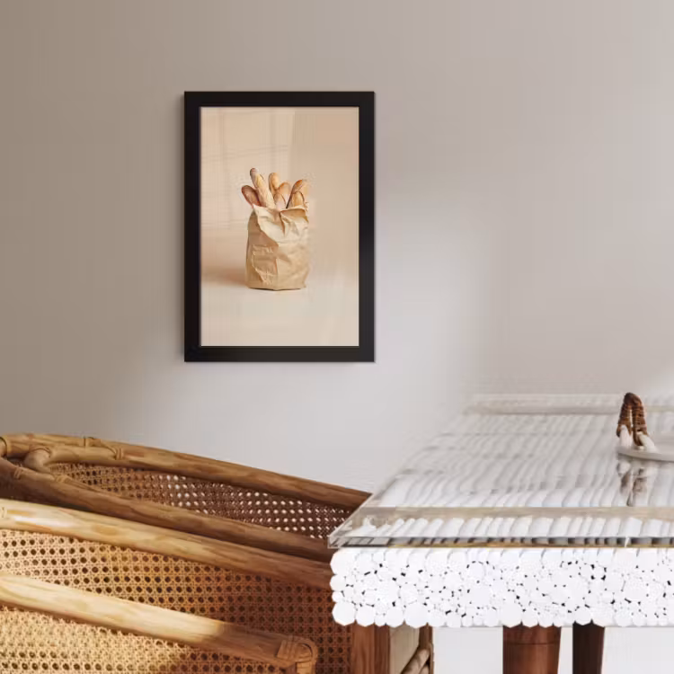 Cuadros enmarcados - Baguette - Pan - Baguette - Beige — 2