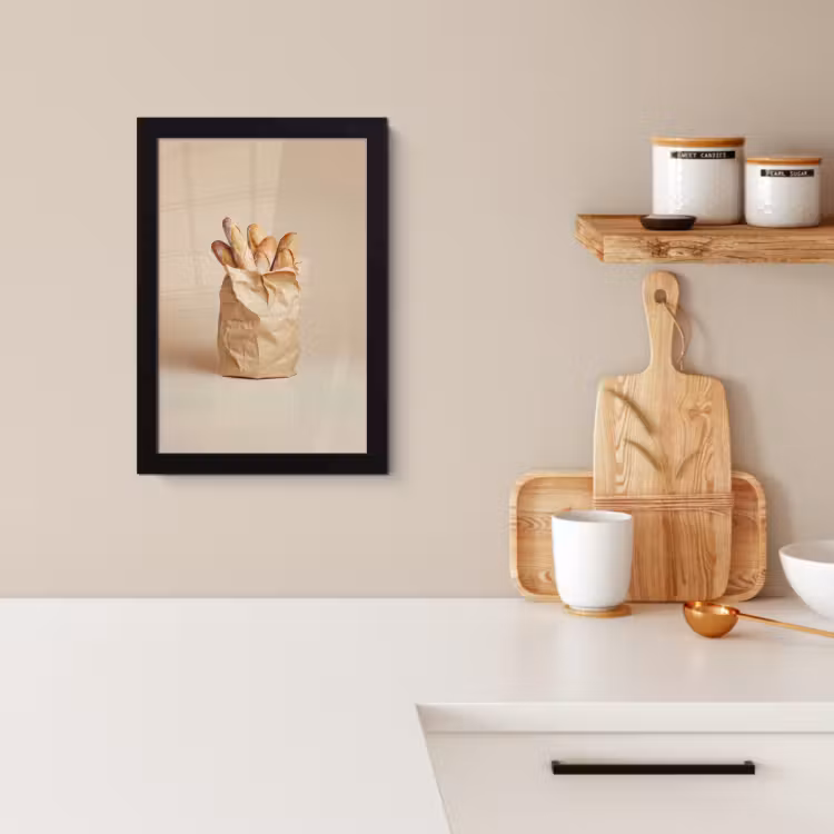 Cuadros enmarcados - Baguette - Pan - Baguette - Beige — 3