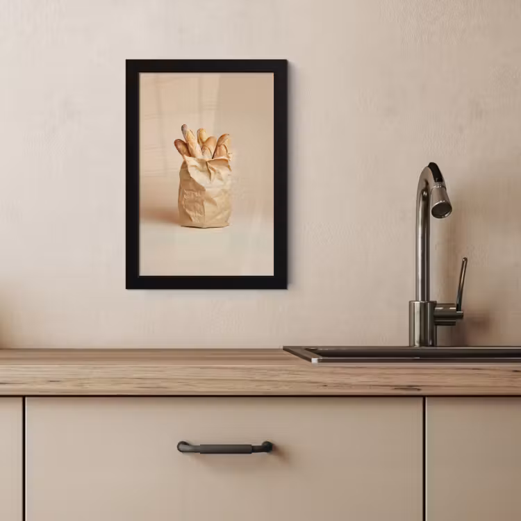 Cuadros enmarcados - Baguette - Pan - Baguette - Beige — 4