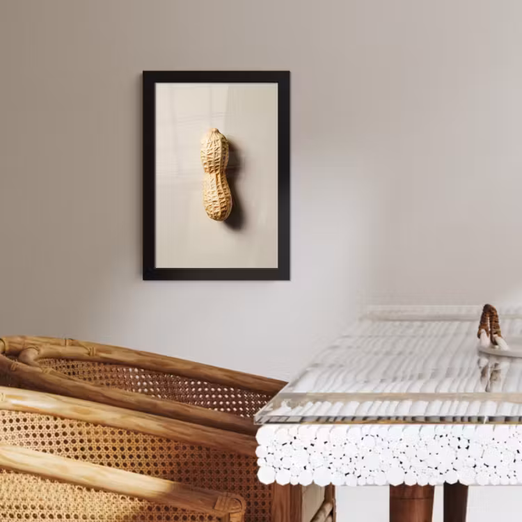 Cuadros enmarcados - Cacahuete - Crudo - Beige — 4