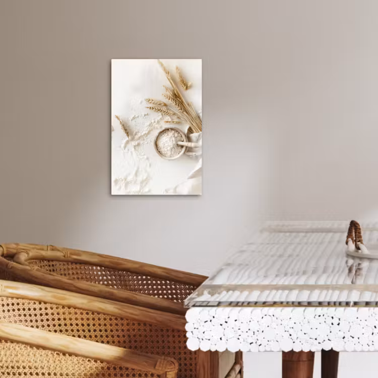 Lienzos decorativos - Flor - Madera - Trigo — 2