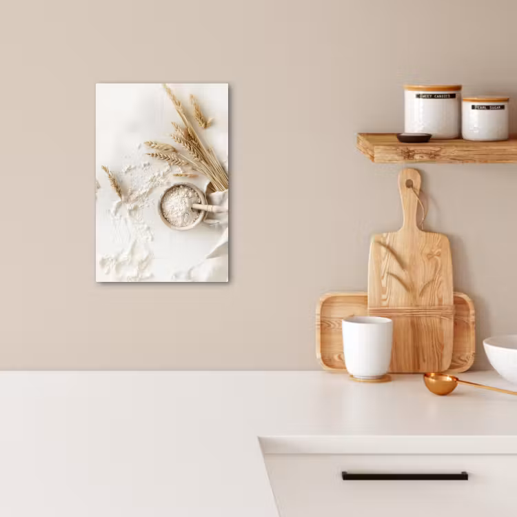 Lienzos decorativos - Flor - Madera - Trigo — 3