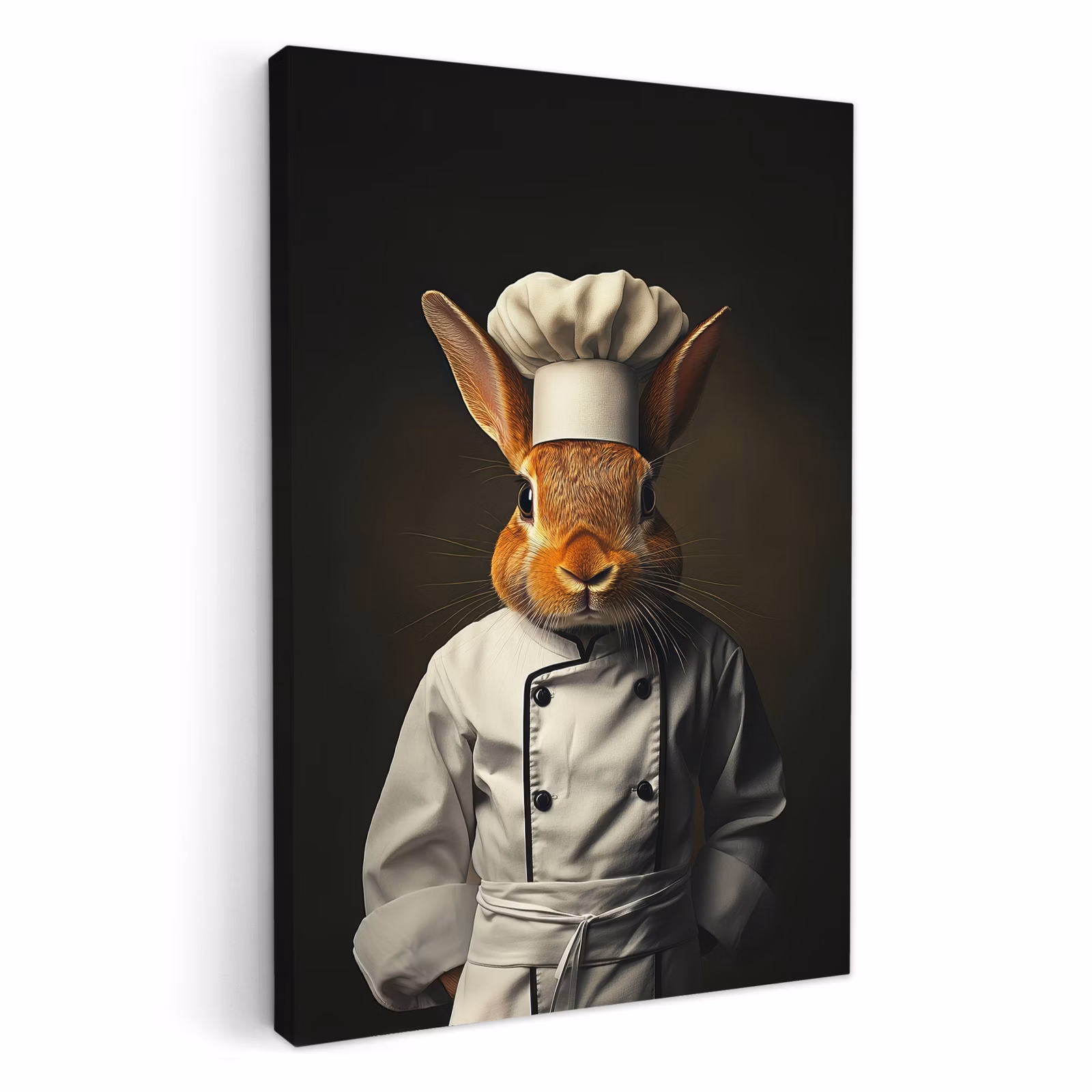 Lienzos decorativos - Conejo - Cocinero - Animal — 1