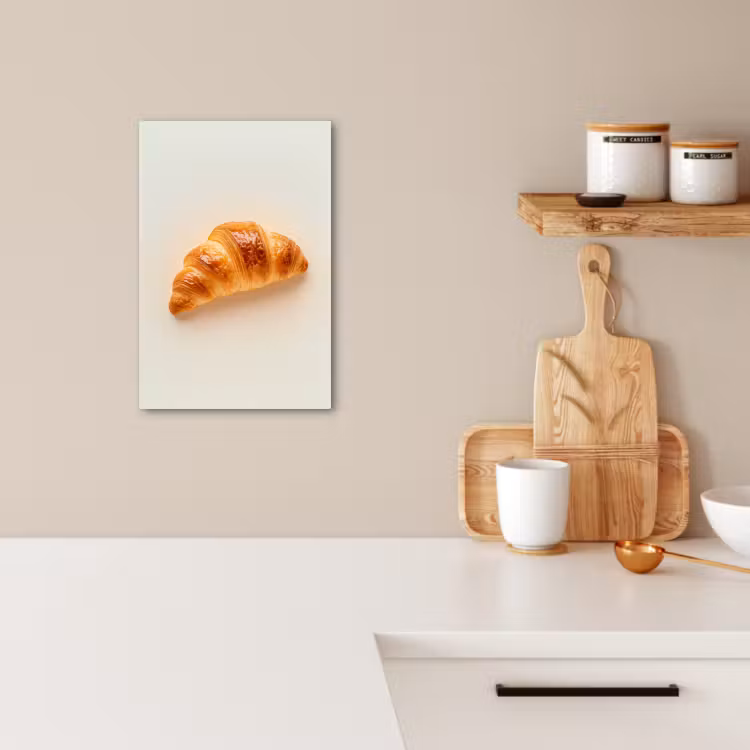 Lienzos decorativos - Croissant - Pan - Beige — 4