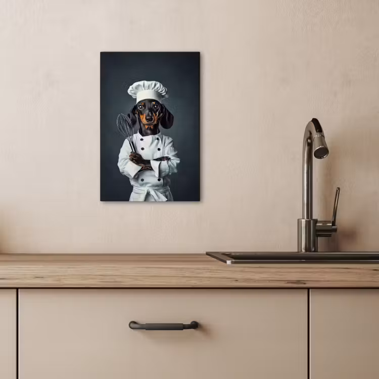Lienzos decorativos - Perro - Garde - Cocinero — 3