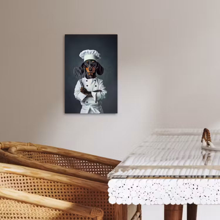 Lienzos decorativos - Perro - Garde - Cocinero — 4