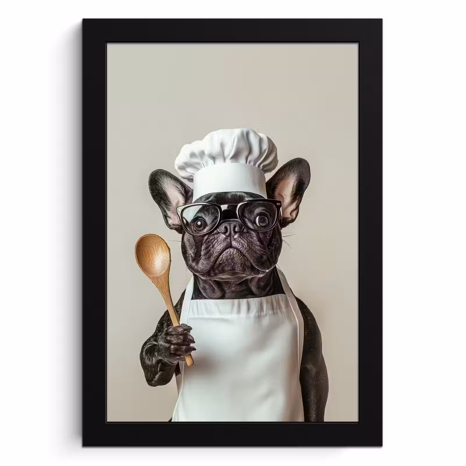 Cuadros enmarcados - Gafas - Perro - Cocinero — 1