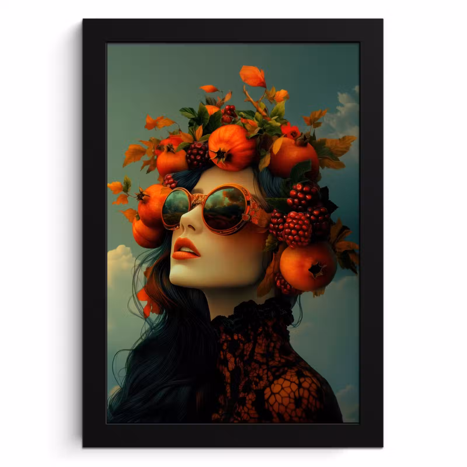 Cuadros enmarcados - Mujer - Granada - Otoño - Gafas de sol — 1