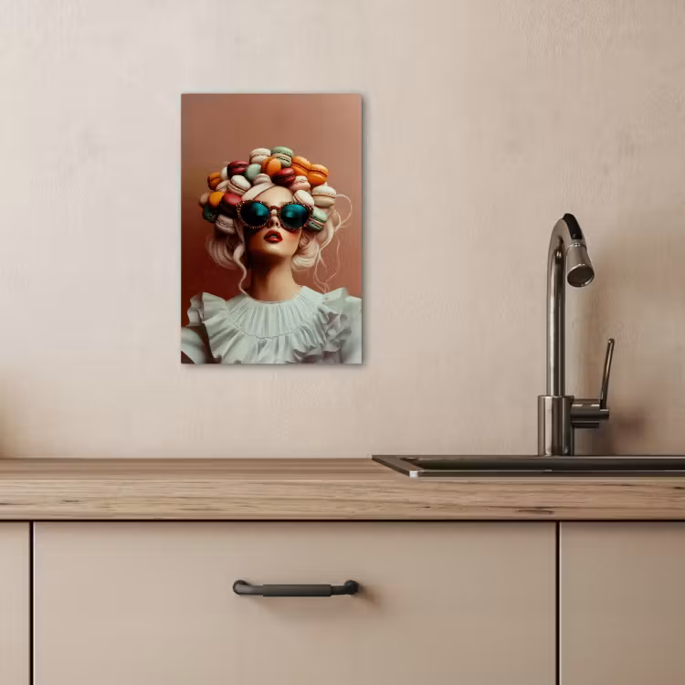 Lienzos decorativos - Mujer - Macarons - Gafas — 3