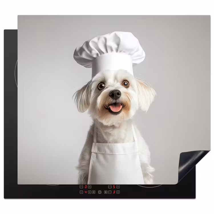 Protector de inducción - Perro - Blanco - Cocinero — 1