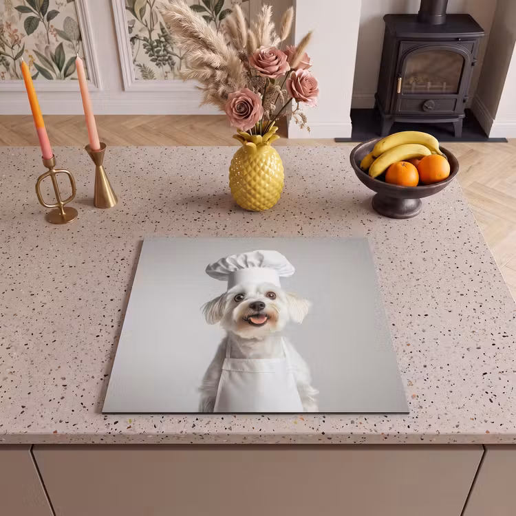 Protector de inducción - Perro - Blanco - Cocinero — 3