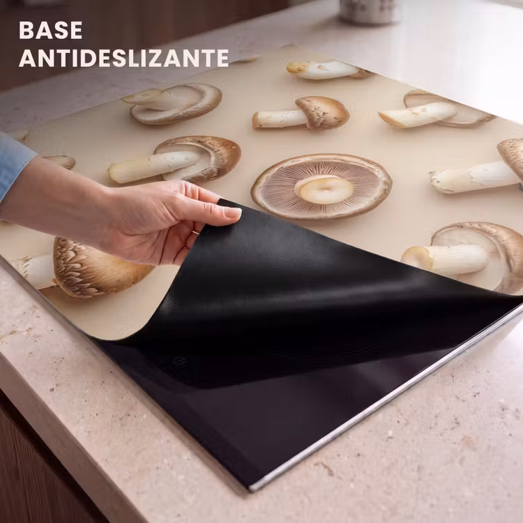 Protector de inducción - Funghi di castagno - Beige — 6