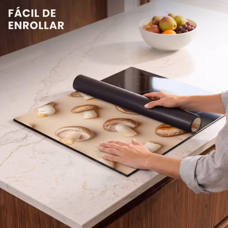 Protector de inducción - Funghi di castagno - Beige — 7