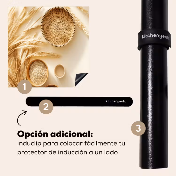 Protector de inducción - Cereali - Legno - Ciotola - Beige — 8