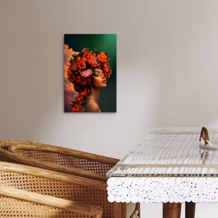 Lienzos decorativos - Mujer - Frutas de bebidas - Rosas — 3