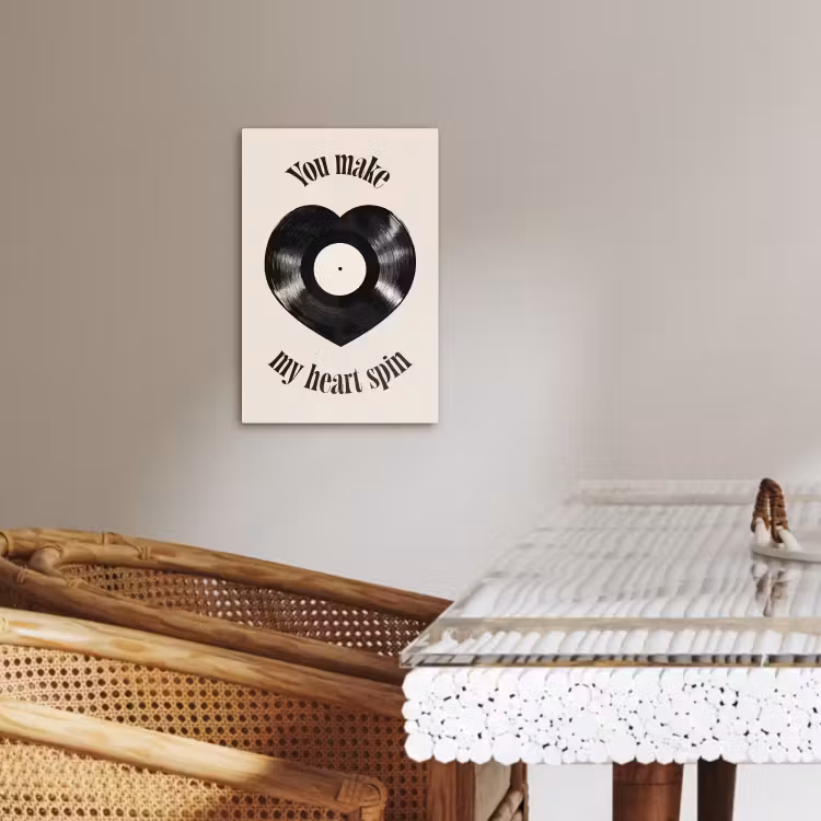 Lienzos decorativos - Amor - Música - Cita — 4