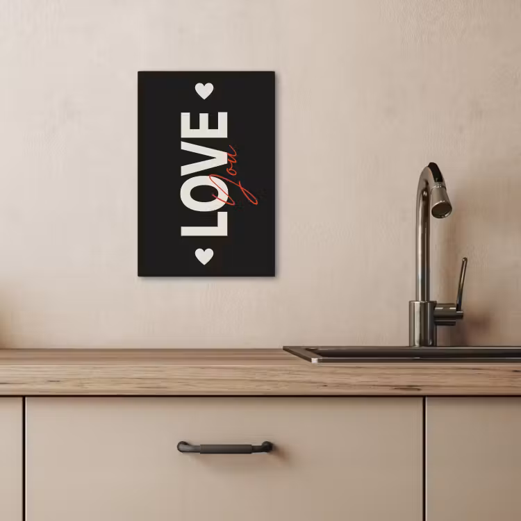 Lienzos decorativos - Amor - Rojo - San Valentín — 3