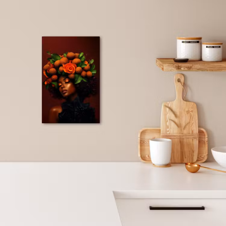 Lienzos decorativos - Mujer - Lichi - Exótico — 1