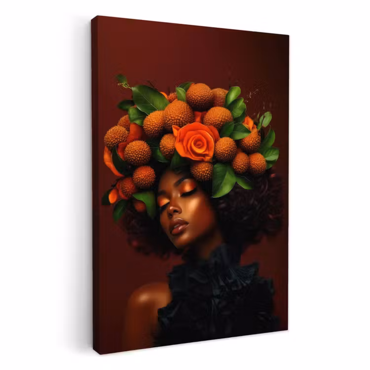 Lienzos decorativos - Mujer - Lichi - Exótico — 2