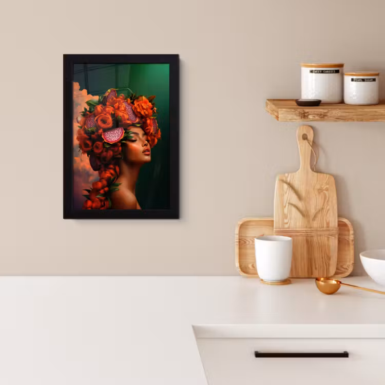 Cuadros enmarcados - Mujer - Frutas de bebidas - Rosas — 2