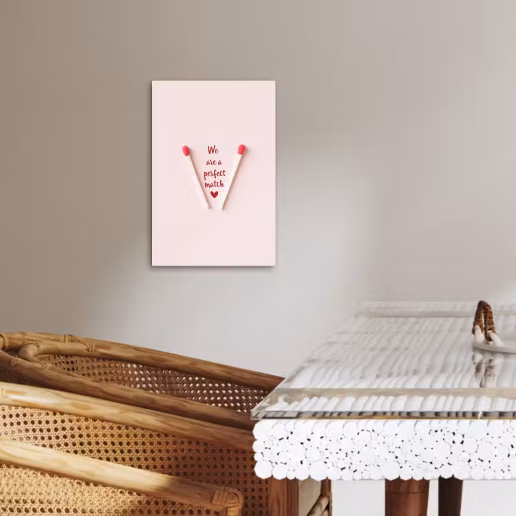 Lienzos decorativos - Perfecto - Minimalista - San Valentín — 4