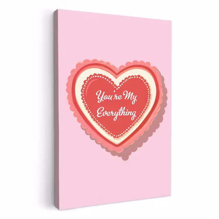 Lienzos decorativos - Amor - Corazón - San Valentín — 3